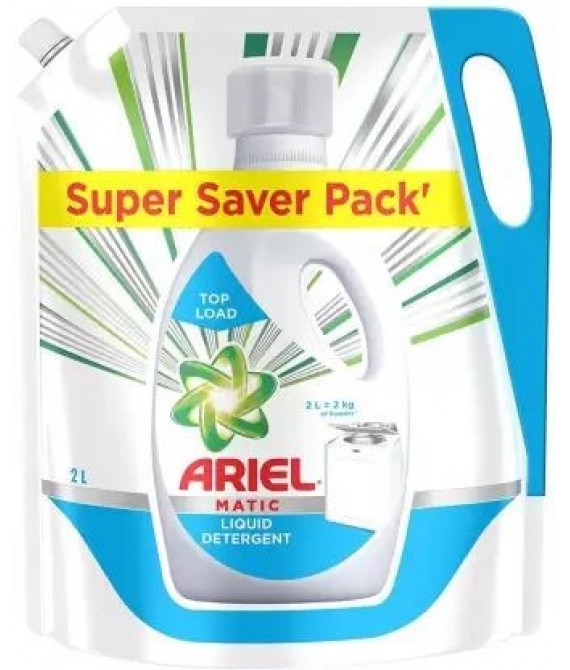 Ariel Matic Top Load Fresh Liquid Detergent  (2 L)