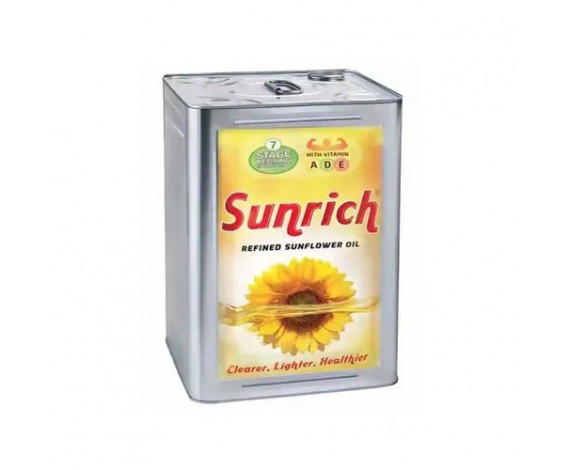 Sunrich Sunflower 15 Ltrs Tin