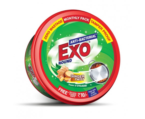 EXO Cyclozan - Round, 500g Box with free scrubber