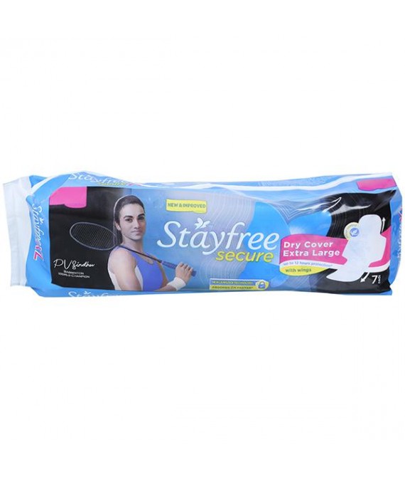 Stayfree Secure Dry Cover XL 6 pcs