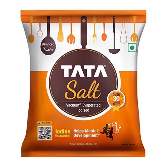 Tata Vacuum Evaporated Iodized Salt  (1 kg)