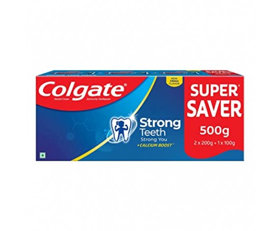 Colgate Strong Teeth Toothpaste 500 g Saver Pack
