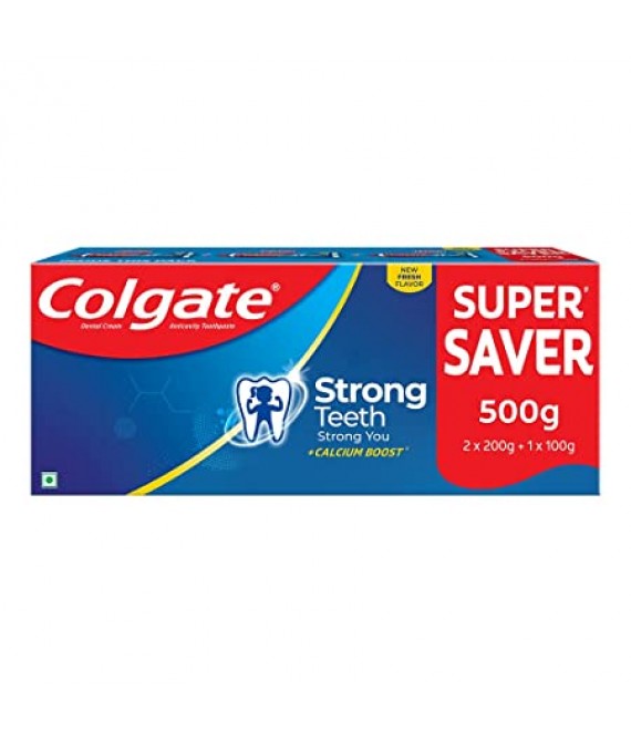 Colgate Strong Teeth Toothpaste 500 g Saver Pack