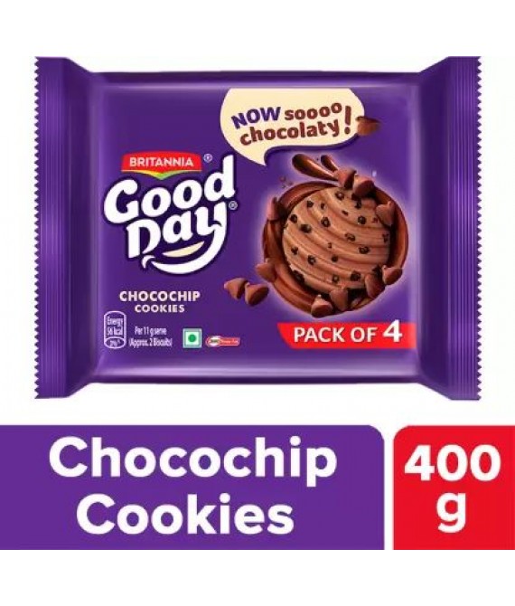 Good Day Chocochip Cookies  (400 g, Pack of 4)
