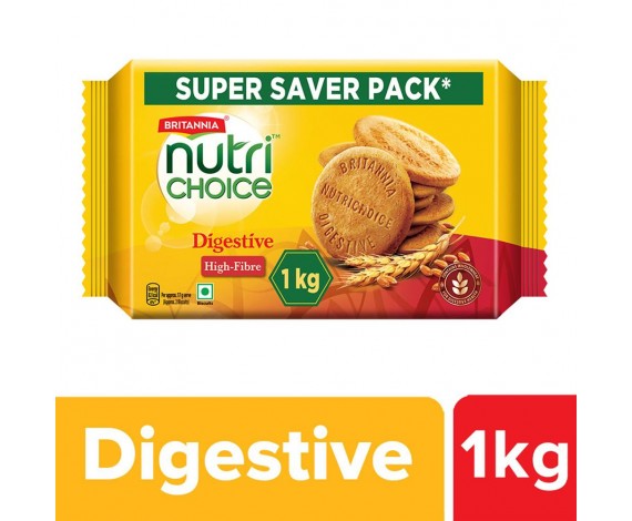 Britannia NutriChoice Hi-Fibre Digestive Biscuits 1 kg