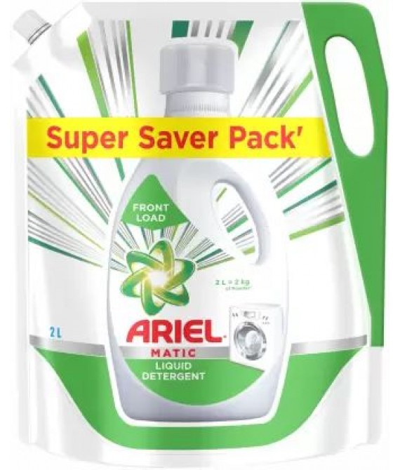 Ariel Matic Front Load Fresh Liquid Detergent  (2 L)