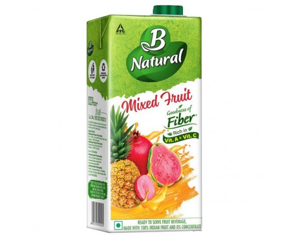B Natural Mixed Fruit Juice 1 L