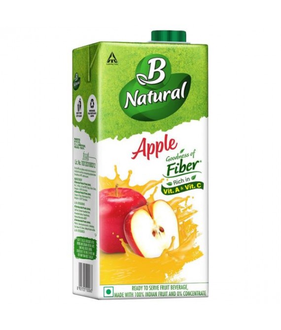 B Natural Apple Juice 1 L
