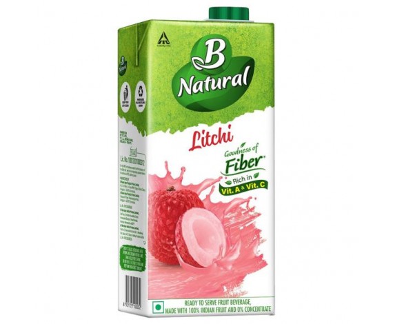 B Natural Litchi Juice 1 L