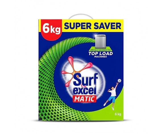 Surf Excel Matic Top Load Detergent Washing Powder 6 kg