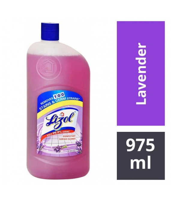 Lizol Disinfectant Surface Cleaner Lavender 975ml