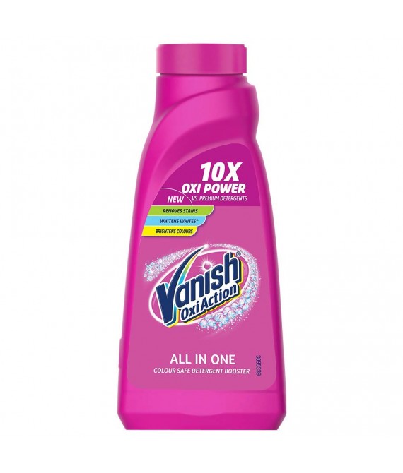 Vanish All in One Detergent Boosting Add-on Liquid and stain remover - 800 ml